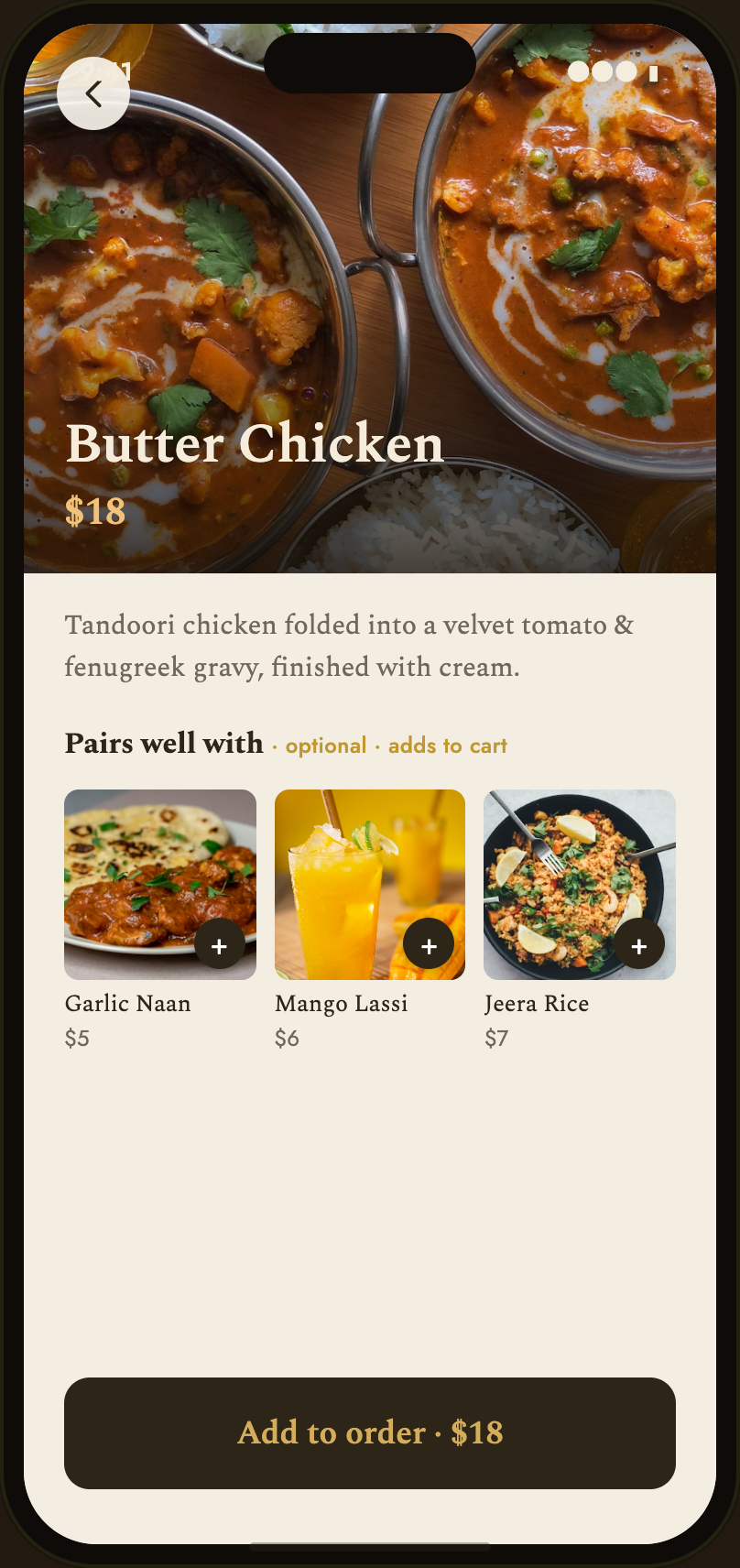 The pairing that pays — app screenshot